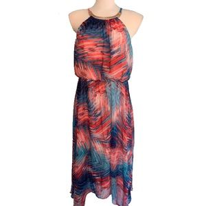 Sangria flowy summer dress